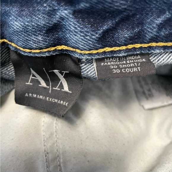 Armani Exchange Women’s 30 Short Straight Leg Denim Jeans - Picture 7 of 8